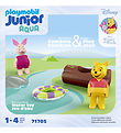Playmobil 1.2.3/Disney - Junior Aqua - Winnie l'ourson & Grislin
