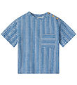 Fliink T-shirt - Miro - Cloud Dancer w. Stripes