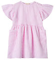 Fliink Dress - Muslin - Ciao - Cloud Dancer w. Stripes