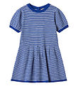 Fliink Dress - Knitted - Anchor - Mazerine Blue w. Stripes