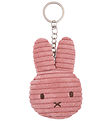 Bon Ton Toys Keychain - 10 cm - Miffy Flat - Corduroy Dusty Ros