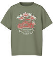 Name It T-shirt - NkmVagno - Oil Green/Ride The Waves