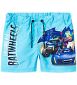 Name It Swim Trunks - NmmMicco Batwheels - Bluefish