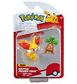 Pokémon Toy Figurine - 2-Pack - Battle Figure - Fennekin/Bonsly