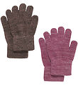 CeLaVi Handschoenen - Wol/Polyester - 2-pack - Zacht Mauve m. Gl