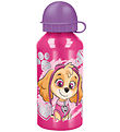 Paw Patrol Water Bottle - Girls - 400 mL - Aluminum - Pink