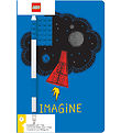 LEGO® Notebook w. Gel Pen - Imagine