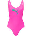 Puma Maillot de Bain - UV50+ - Fluo Rose