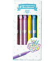 Djeco Colour Markers - 6 Silver Outline Pens