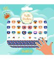 Djeco Nails Stickers - 120 pcs - Mediterranean