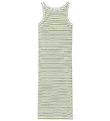Name It Dress - NkfHobine - Oil Green/Bright White