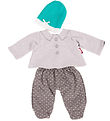 Gtz Poppenkleding - Blouse/Broek - 30-33 cm - Stijlvolle spots