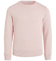 Calvin Klein Sweatshirt - Mono Mini Abzeichen - Sepia Rose