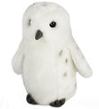 Living Nature Knuffel - 17x9 cm - Sneeuwuil - Wit