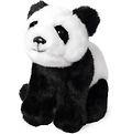 Living Nature Knuffel - 16x12 - Panda jong - Zwart/Wit
