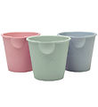 Scrunch Bath Buckets - 3 Pakki - Sage Green/Dusty Rose/Duck Egg