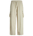 Jack & Jones Trousers - Linen - JpstBill - Cargo - Summer Sand