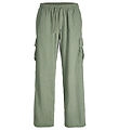 Jack & Jones Trousers - Linen - JpstBill - Cargo - Laurel Wreath