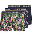Jack & Jones Boxershorts - 3-pack - JacPink Flamingo - Marinbl