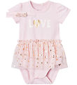Name It Haarband/Romper s/s - NbfHamina - Parfait Pink