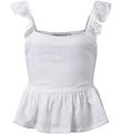 Hound Top - Ruffle - White