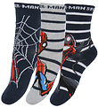 Name It Chaussettes - NmmMuksi Spider-Man - 3 Pack - Dark Sapphi