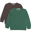 Minymo Sweatshirt - 2-pack - Hunter Green