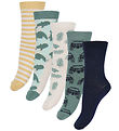 Minymo Chaussettes - 5 Pack - Huile Blue