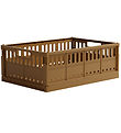 Made Crate Taiteltava laatikko - Maxi - 48x33x17,5 cm - Toffee