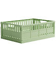 Made Crate Foldable Box - Maxi - 48x33x17.5 cm - Spring Green