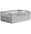 Made Crate Foldable Box - Maxi - 48x33x17.5 cm - Misty Grey