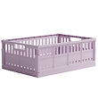 Made Crate Foldable Box - Maxi - 48x33x17.5 cm - Lilac