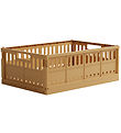 Made Crate Foldable Box - Maxi - 48x33x17.5 cm - Fudge