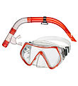 BECO Snorkeling Set - Bibione 12+ - Red