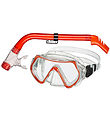 BECO Ensemble de Snorkeling - Ancne 4+ - Rouge