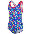 BECO Maillot de Bain - Vie marine - UV50+ - Bleu/Multicolore