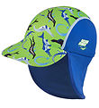 BECO Sun Hat - Ocean Dinos - UV50+ - Green/Blue