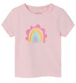 Name It T-shirt - NbfVubie - Parfait Pink w. Glitter