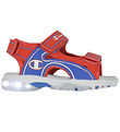 Champion Sandals w. Light - Wave B TD - Blue/Red