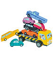 Tender Leaf Wooden Toy - Stacker trucks - Car transport