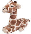Living Nature Soft Toy - 14x16 cm - Lying Giraffe Young - Brown/