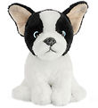 Living Nature Soft Toy - 17x9 cm - French Bulldog Puppy - White/