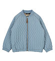 Mikk-Line Bomber Jacket - Faded Denim w. Beetle