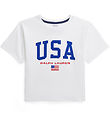 Polo Ralph Lauren T-shirt - Beskuren - Vit m. USA