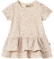 Wheat Dress - Johanna - Cream Flower Meadow