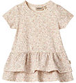 Wheat Dress - Johanna - Cream Flower Meadow