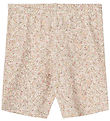 Wheat Bicycle Shorts - Anne - Cream Flower Meadow
