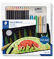 Staedtler Buntstifte-Set - Schwarz/Weiß - 17 Teile