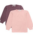 Minymo Sweatshirt - 2-Pack - Misty Rose