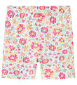 Name It Bicycle Shorts - NmfVayo - Bright White w. Flowers